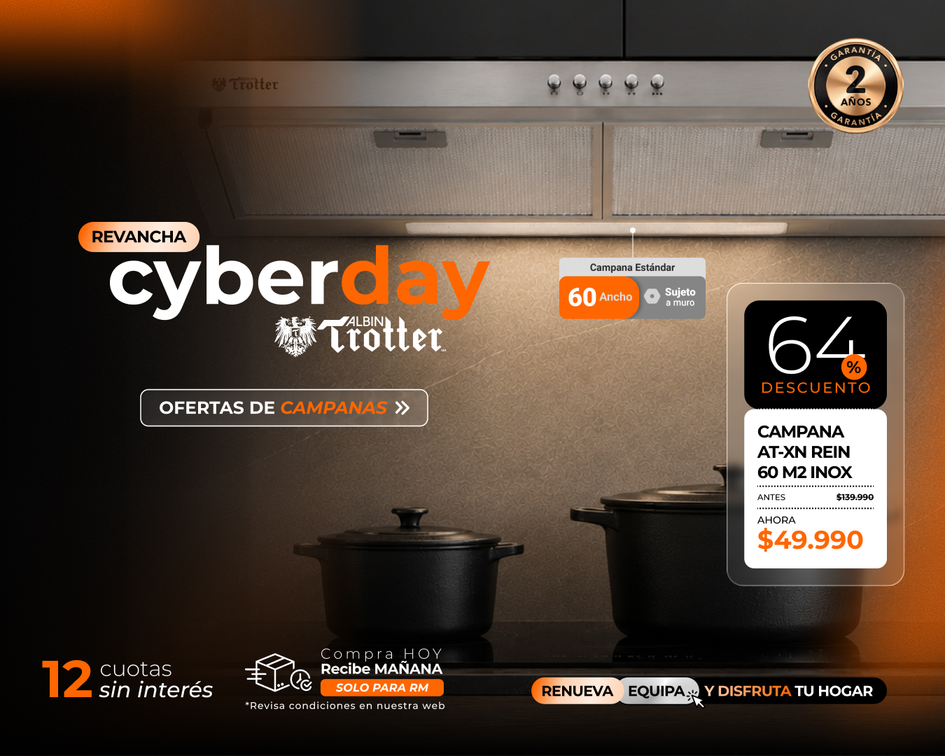 Oferta Cyber Campana Rein 60 Albin Trotter
